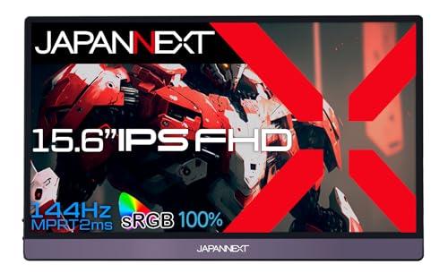 JAPANNEXT 15.6インチ IPSパネル搭載 144Hz対応 フルHDモバイルゲーミングモニター JN-MD-156IPS144FHDR miniHDMI USB Type-C HDR sRGB100% スマートケース付きの通販は 26,909円