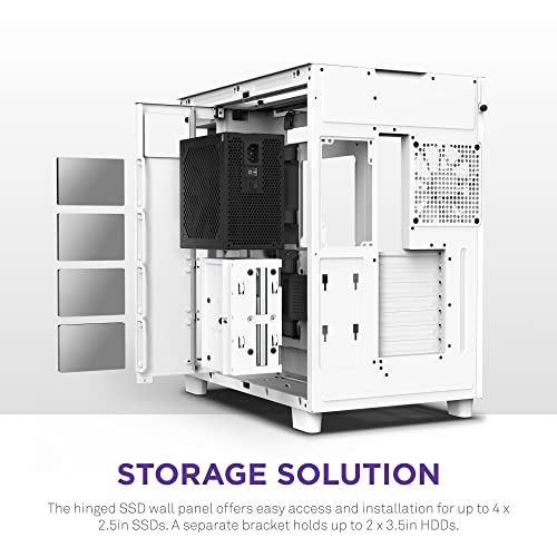NZXT H9 Elite 2層構造 ミドルタワー ホワイト NZXT H9 Elite White 2層構造ミドルタワーPCケース 強化ガラス