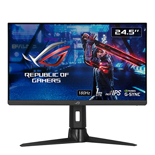 ASUS ゲーミングモニター ROG Strix XG256Q 180Hz/24.5インチ/IPS/フルHD/1ms/G-SYNC Compatible/DisplayHDR400/国内正規品の通販は 43,100円
