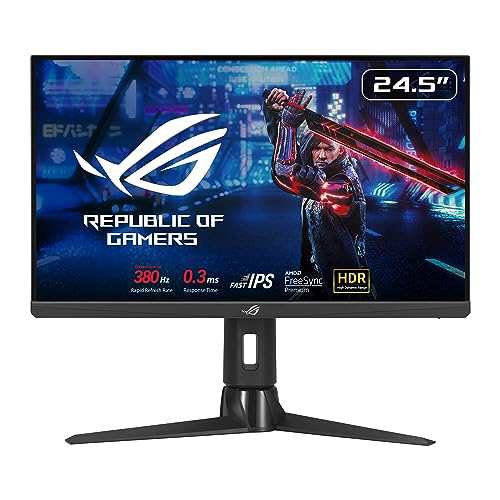 ASUS eスポーツ ゲーミングモニター ROG Strix XG259QN 24.5インチ / フルHD / 380Hz / Fast IPS / 1ms (最小0.3ms) / HDR/FreeSync Prem