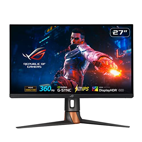 ASUS ゲーミングモニター ROG Swift 360Hz PG27AQN 27インチ / WQHD / 1ms / Ultrafast IPS/DisplayHDR 600 / NVIDIA Reflex Analyzer/DP,HDの通販は