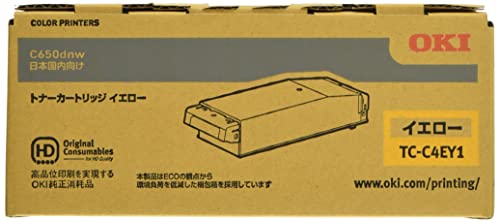 OKI トナーカートリッジ イエロー(C650dnw) TC-C4EY1