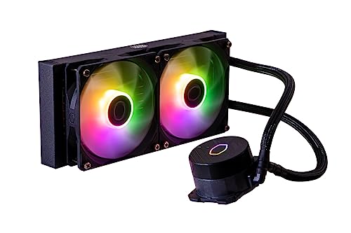 Cooler Master MasterLiquid 240L Core ARGB LGA1700 / AM5対応 240mmラジエーター搭載 簡易水冷 CPUクーラー MLW-D24M-A18PZ-R1 FN1927