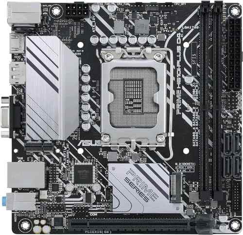 ASUS Intel H610 搭載 (LGA 1700) Mini-ITX マザーボード アンプ IC付き モノアウトヘッダー PRIME H610I-PLUS D4-CSM/国内正規流通品の通販は