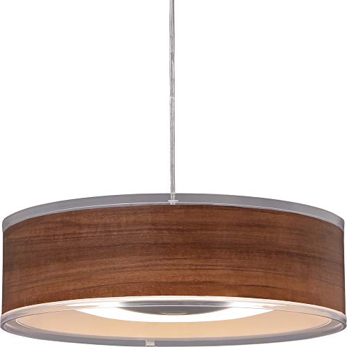 アイリスオーヤマ LED ペンダントライト 6畳 調光 デザインペンダントライト メタルサーキットシリーズ 浅型 ウォールナット PLM6D-ADWNの通販は 15,688円