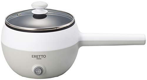 タマハシ 「ERETTO mono」 電気片手鍋 16cm ET-102 ホワイトの通販は