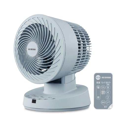 節電対策 アイリスオーヤマ(IRIS OHYAMA) サーキュレーター 16畳 上下首振り 左右首振り リモコン付 DCモーター 扇風機 空気循環 省エネ 節電 卓上 パワフル送風 コンパクト 静音 一人暮らし 部屋干し PCF-BD15の通販は