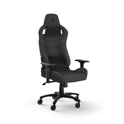 CORSAIR T-3 RUSH V2 Charcoal 2023新モデル ゲーミングチェア オフィス/デスクチェア ゲーム用 リクライニング パソコンチェア PUレザー 高さ調整 ブラックCF-9010057-WWの通販は