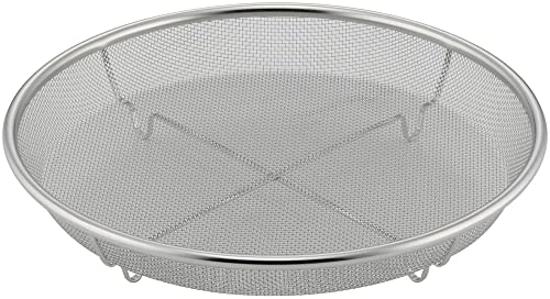 下村企販 フライパンで使える 蒸しざる 25cm 日本製 食洗機対応 フライパンで手軽に蒸し料理 水切れがいい 14メッシュ 脚付き 肉まん 焼売 そうめん とうもろこし 蒸し器 ステンレス 燕三条 43201の通販は 5,200円