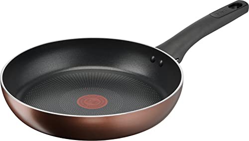 ティファール フライパン 26cm IH ガス火対応 PFOAなどの有害物質不使用 こびりつきにくさ長持ち 「IHチタン･エクセレンス モカ フライパン」 ブラウン G17205の通販は