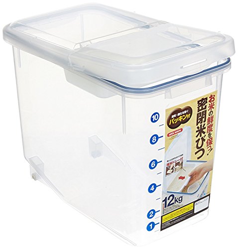 アスベル 密閉米びつ パッキン付 12kg 5,300円
