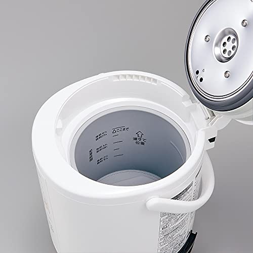 象印 加湿器 2.2L 木造和室6畳・プレハブ洋室10畳対応 スチーム式 蒸気式 フィルター不要 お手入れ簡単 自動加湿2段階 入タイマー&切タイマー搭載 ホワイト EE-RQ35-WA