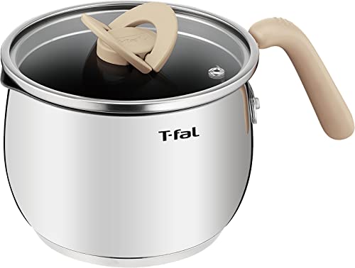 ティファール 片手鍋 16cm 2.6L IH ガス火対応 PFOAなどの有害物質不使用 こびりつきにくさ長持ち 「オプティスペース IHステンレス マルチポット ラテ」 ステンレス G75183 5,829円