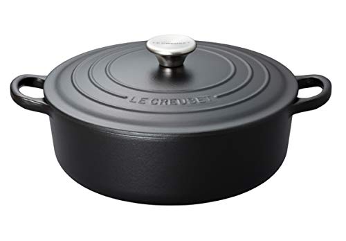LE CREUSET 鋳鉄 両手鍋 20cm ブラック ル・クルーゼ ココットロンド