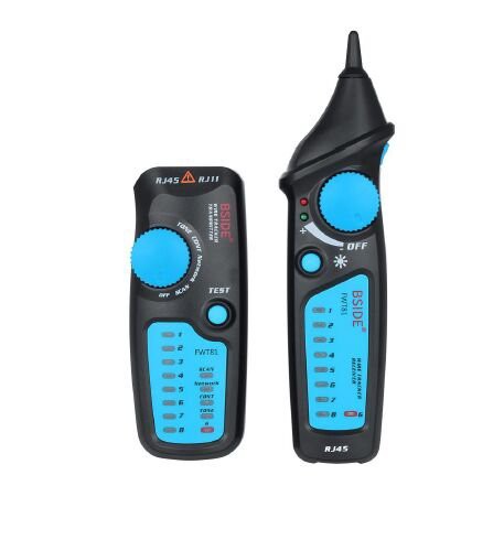 BSIDE RJ45 LANケーブル テスター RJ11 モジュラー 線 電線 電圧 短絡 チェッカー FWT81日本正規品の通販は