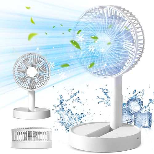 卓上扇風機 小型 強力 折り畳み式 高さ調整可能 USB充電式扇風機 Favoreal2024新登場4000mAhバッテリー内蔵 大風量4段階調節 タイマー4段階調節携帯扇風機 長時間連続使用 静音 コードレス ミニ サーキュレーター 軽の通販は