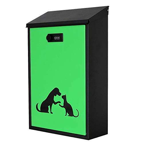 アイホーム(Ihome) 郵便ポスト pm48 pm483 コンパクトサイズ グリーンの通販は 10,400円