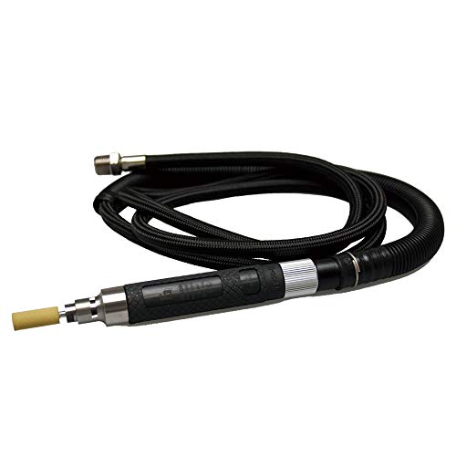 GISON エアーマイクログラインダー 高耐久モデル 最高回転数60,000rpm コレット経3mm 研磨 研削 ホビー 宝飾 バリ取り 卓上 ハンド 電動 工具 磨き エアーリューター エアールーターの通販は