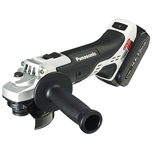 パナソニック 充電ディスクグラインダー 14.4Ｖ 5.0Ah電池パック×2個/充電器/ケース付 デュアル (14.4V/18V対応)Φ100mm IP56 EZ46A1LJ2F-H グレーの通販は