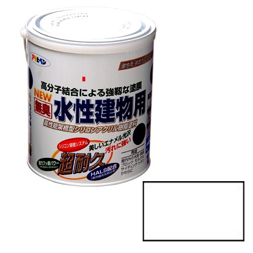 アサヒペン NEW水性建物用 白1.6L アサヒペン NEW水性建物用 白1.6L