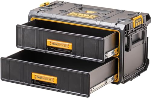 デウォルト(DEWALT) タフシステム2.0 2段チェスト 工具箱 収納ケース ツールボックス 積み重ね収納 Tough System 2.0 DWST83529-1の通販は 14,112円