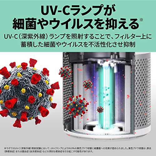 TruSens 空気清浄機 UV除菌 ウイルス 花粉 脱臭 14畳 Z-1000 ホワイト