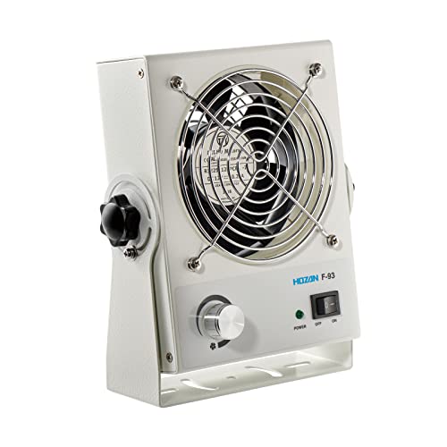 ホーザン(HOZAN) イオナイザー 除電器 直流式卓上イオナイザー コンパクトでありながら、大風量で広い範囲をしっかり除電 F-93
