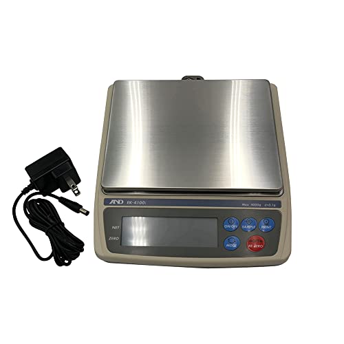 A&D パーソナル天びん EK-4100i ≪ひょう量:4000g 最小表示:0.1g 皿寸法:170(W)*133(D)mm 検定無≫