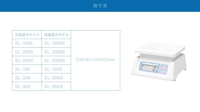 A&D 取引証明用 デジタルはかり SK-30Ki ≪ひょう量:30kg 最小表示:0.02~0.05kg(使用範囲:0.2~30kg) 皿寸法:230(W)*190(D)mm 検定付:使用地区制限なし≫