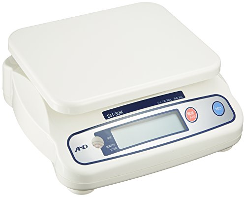 A&D デジタルはかり SH-30KN ≪ひょう量:30kg 最小表示:0.02kg 皿寸法:230(W)*190(D)mm 検定無≫