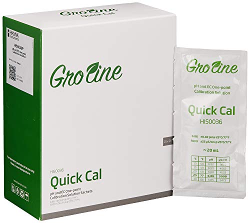 ハンナ インスツルメンツ・ジャパン pH/EC簡易標準液 pH 6.86 & 5.00mS/cm 25℃HI 50036Pの通販は