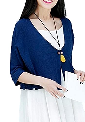 [ニブンノイチスタイル] ボレロ カーディガン 春 夏 秋 コットン uv 羽織 もの レディースの通販は 5,100円