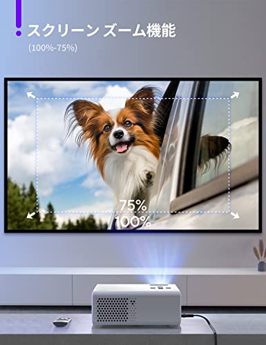 プロジェクター WiFi AKIYO 8000LM ネイティブ 1080P フルHD 小型ホームプロジェクター ケーブルなしでスマホに直接接続  40インチ〜300イ