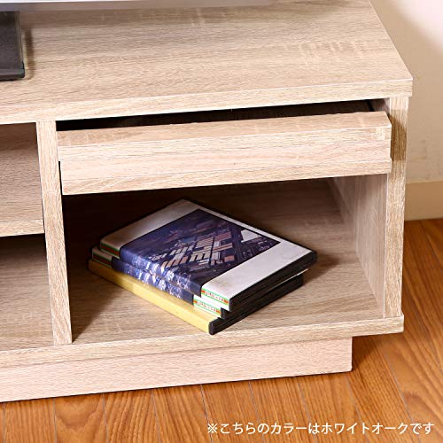 キャビネット 不二貿易 テレビ台 ローボード 42型対応 幅119cm ブラウン