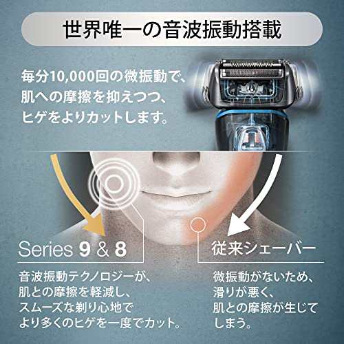 ブラウン メンズ電気シェーバー シリーズ8 4カットシステム 水洗い/お