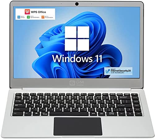 GMJ シルバー Windowsノートパソコン