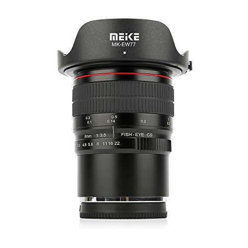 Meike MK 8mm f/3.5 魚眼レンズ ウルトラHD マニュアルフォーカスレンズ 富士フイルムFujifilm Xマウントにミラーレス一眼カメラ対応 