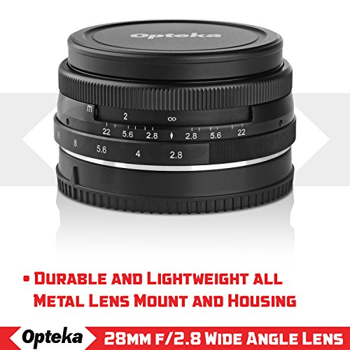 Opteka 28mm f/2.8 HD MC マニュアルフォーカス プライムレンズ Sony Eマウント APS-C フォーマットデジ 並行輸入 Opteka 28mm f⁄2.8 HD MC マニュアルフォーカス プライムレンズ Sony E