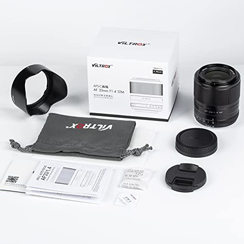 VILTROX 33mm F1.4 STM XF富士フイルム Xマウントカメラレンズ 固定