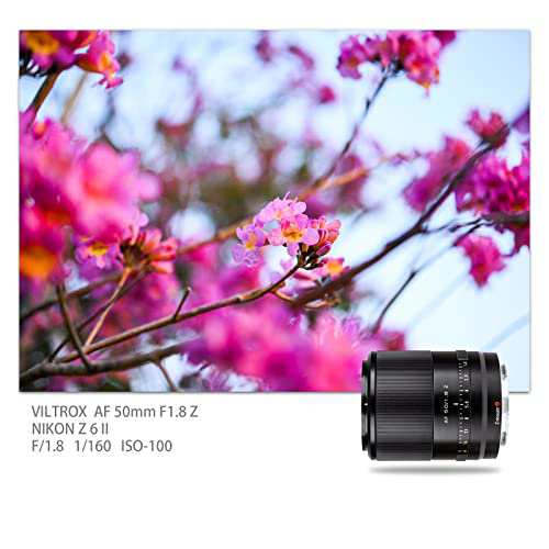 VILTROX 単焦点レンズ AF 50mm F1.8 Zマウント用 フルサイズレンズ F1