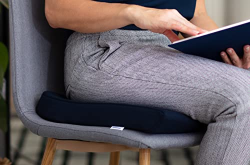 テンピュール(Tempur) クッション ダークブルー 約 幅40x奥行42x厚さ