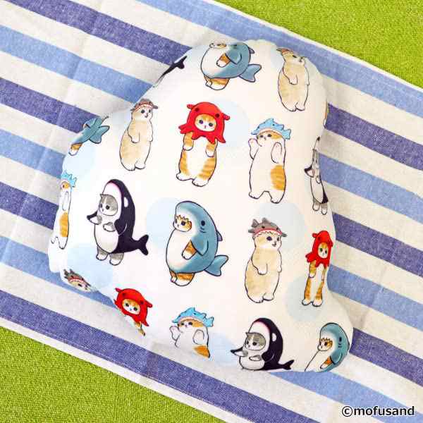 mofusand サメにゃん もちもち クッション ぬいぐるみ 約35?pの通販は 