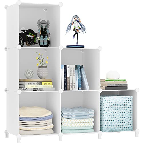 SIMPDIY 本棚大容量 収納棚 整理棚 組み立て式 収納ラック衣類収納ボックス 便利な ワードローブ 洋服収納/靴棚 カラーボックス 収納家具/おもちゃ棚/衣/子/棚おしゃれ，防塵・防水・耐荷重 幅300mmx奥行300mmx高3の通販は 5,005円