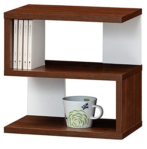 白井産業 CD・DVD ラック S字ラック ダークブラウン 幅36 高さ36 奥行23.4cm COB-3535KSJDK コビナスの通販は 5,628円