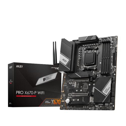 MSI マザーボード PRO X670-P WIFI AMD Ryzen 7000 シリーズ(AM5)対応