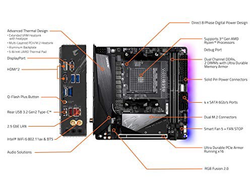 GIGABYTE B550I AORUS PRO AX マザーボード MiniITX [AMD B550 チップセット搭載] MB4998の通販はau  PAY マーケット - HATINANA | au PAY マーケット－通販サイト