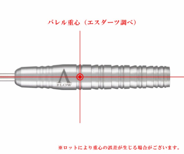 ダーツバレル【ダイナスティー】エーフロー ブラックライン
