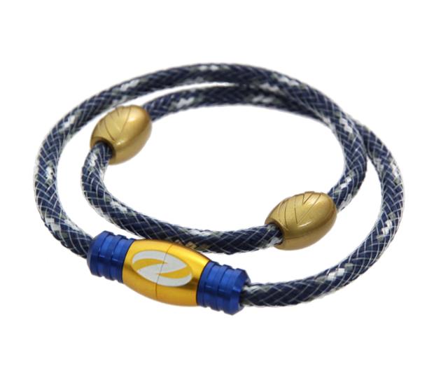 スポーツアクセサリ【ザオラル】リカバリーネックレス ネイビー/ゴールド Sの通販は