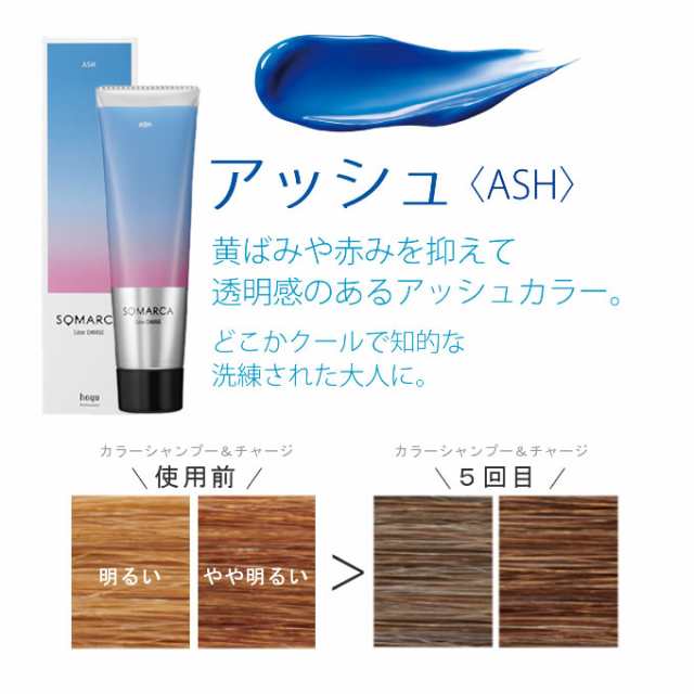 ソマルカ カラーチャージ アッシュ ヘアトリートメント・染毛料 750ｇ