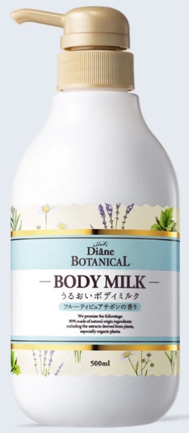 ネイチャーラボ ダイアンボタニカル　ボディミルク　フルーティーピュアサボン　５００ｍｌ×12パック